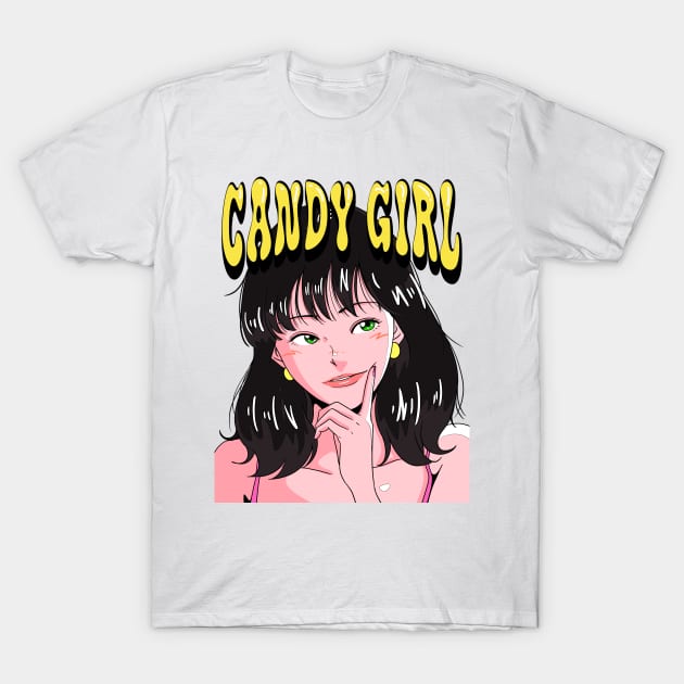 Candy Girl T-Shirt by chao-illustrator